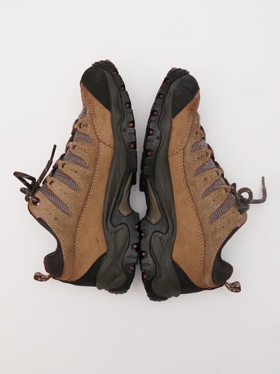 Columbia Men\'s Waterproof Hiking Shoes, Brown Leather, Size 8